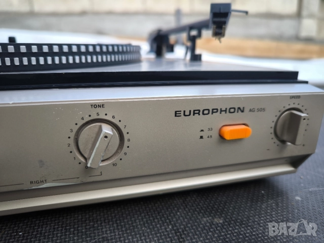 Грамофон Europhon AG505, снимка 7 - Грамофони - 52247670