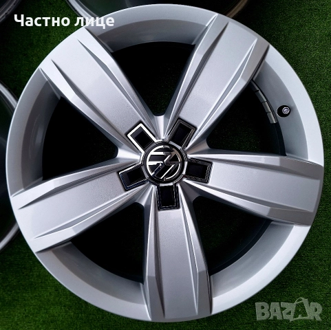 Продавам 4бр оригинални 17-ки джанти за Фолксваген Пасат,Тигуан, Туран, Шаран, Голф , снимка 5 - Гуми и джанти - 52651432