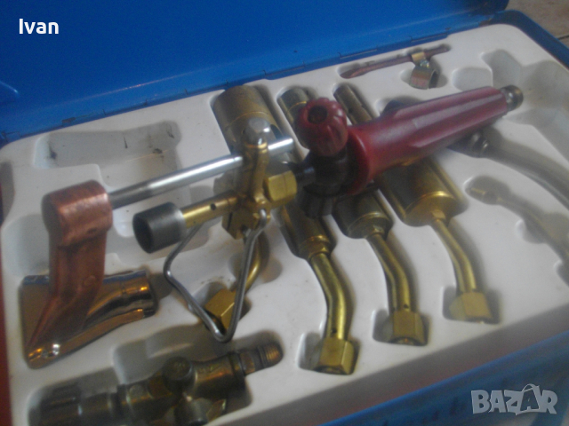 Made in ITALY-Газ Пропан-Бутан К-т Горелки/Поялници-Профи-20 Части-Старо Качество-CFH TURBO PROFI , снимка 11 - Поялници и запояване - 44921601