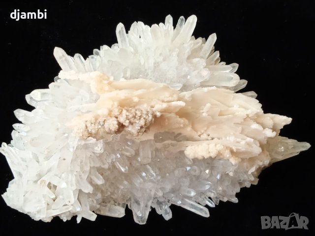 № 76, Кварц, Планински кристал,Кварцова друза,Quartz Bulgaria,BGminerals,, снимка 4 - Декорация за дома - 44115514