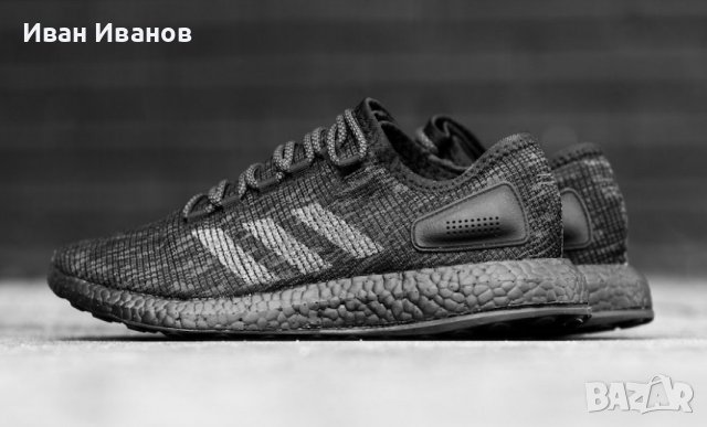 маратонки  Adidas Pureboost  Triple Black номер 42-42,5