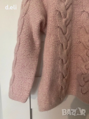 made in Italy. Страхотен Кашмирен дебел пуловер. Size M , снимка 3 - Блузи с дълъг ръкав и пуловери - 51756620