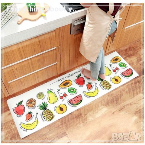 Свежи,лесно подържащи килимчета за кухня от мемори пяна 2 броя в комплект, снимка 3 - Пътеки - 32587520