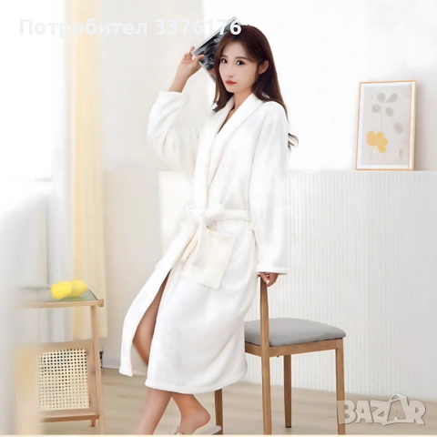 Халат за баня, снимка 3 - Хавлиени кърпи - 53215941