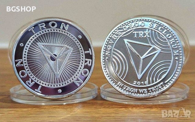 Трон монета / TRON coin ( TRX ) 2 - Silver, снимка 6 - Нумизматика и бонистика - 39116033