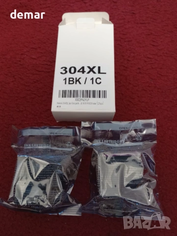 Мастилени касети 304XL (1 черна, 1 цветна), съвместими с мастилени касети HP 304, 304 XL, снимка 8 - Консумативи за принтери - 53401703