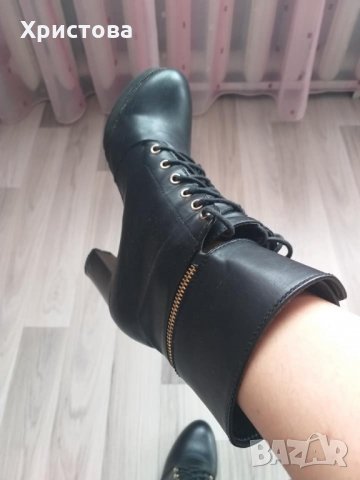Боти с кабзи ХИТ МОДЕЛ- 27,00лв., снимка 10 - Дамски боти - 23459998