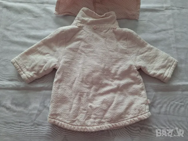 Яке за бебе момиче.Размер 0-3м, снимка 4 - Бебешки якета и елеци - 49664103