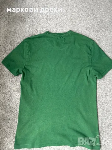 Polo Ralph Lauren bear player print t-shirt in green М, снимка 6 - Тениски - 50152713