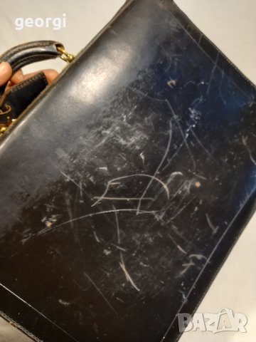 английска луксозна кожена чанта за документи Pickett    20/4, снимка 3 - Чанти - 44017831