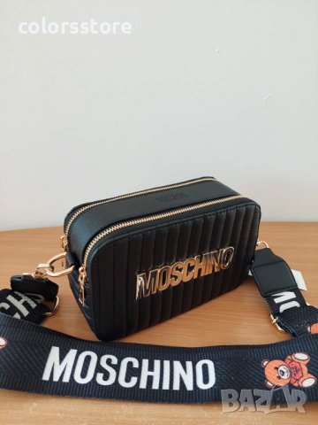 Черна чанта Moschino  код SG-G123, снимка 5 - Чанти - 40729004