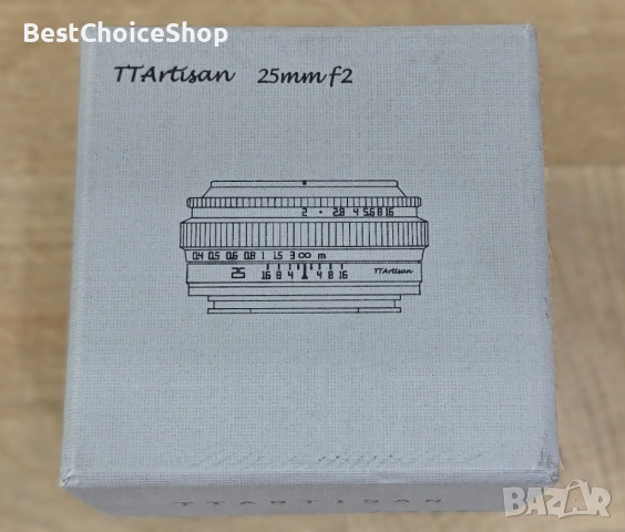 Ръчен обектив за фотоапарат TTArtisan 25mm F2.0 APS-C