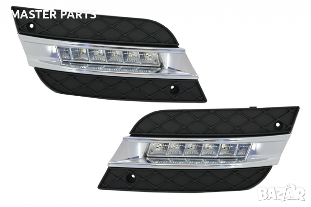 Пълен комплект дневни светлини DRL LED Mercedes W164 ML 2009-2012., снимка 3 - Части - 44845161