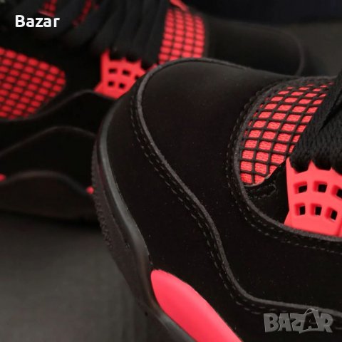 Nike Air Jordan 4 Retro Red Thunder Нови Оригинални Кецове Обувки Маратонки Размер 42 Номер , снимка 5 - Кецове - 38776074