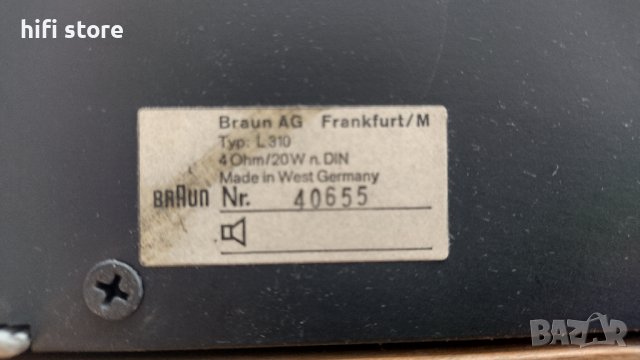 Braun L310, снимка 9 - Тонколони - 40386596