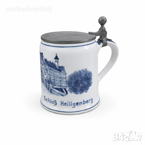 Колекционерска порцеланова халба за бира - замъка Schloss Burg