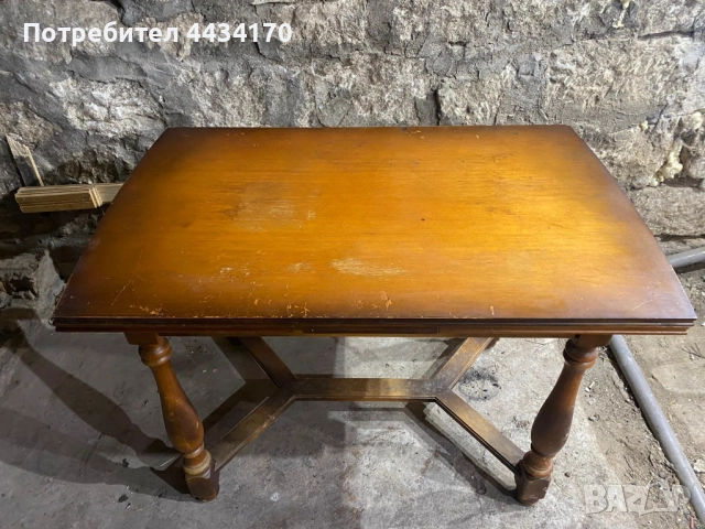 Разтегателна маса за хранене / хол – използвана