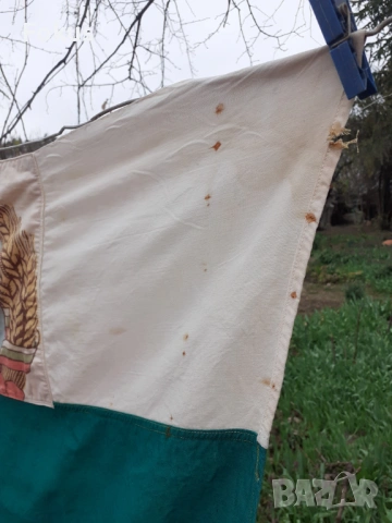 Старо българско знаме - Соц., снимка 2 - Антикварни и старинни предмети - 53280547