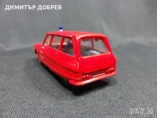1/43 СТАРА РЕТРО МЕТАЛНА КОЛИЧКА МАЩАБЕН МОДЕЛ CITROEN AMI 6 BREAK VEREM FRANCE, снимка 3 - Колекции - 52223623