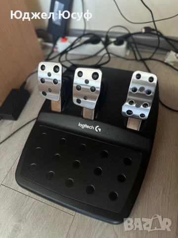 Logitech G920 Racing wheel and pedals , снимка 2 - Аксесоари - 51759103