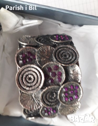 Посребрена фешън Арт огърлица,колие,медальон ,стилни бутикови бижута,комплект, снимка 12 - Колиета, медальони, синджири - 40284416