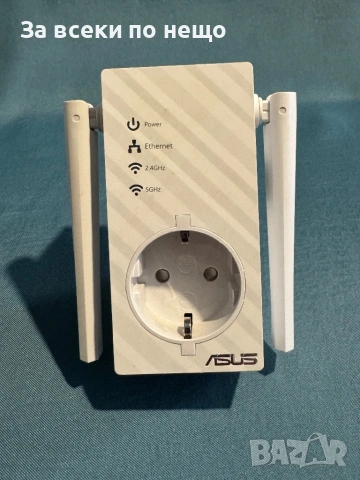Безжичен Range Extender ASUS RP-AC53,AC750 wall-plug, Двубандов , номер: ASUS-RP-AC53 2 антени Wi-FI, снимка 2 - Други - 53242221