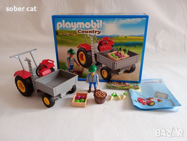 Playmobil Country комплект 6131 "Harvesting Tractor" от 2015 година, снимка 3 - Конструктори - 52616817