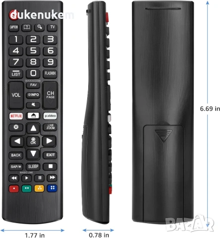 Универсално дистанционно за LG Smart TV, OLED, UHD, 4K и ThinQ телевизори, без настройка, снимка 8 - Дистанционни - 53042533