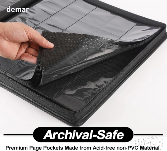 Премиум класьор албум за карти с 20 джоба - побира 2000 картички, карти за игра, снимка 5 - Колекции - 51771011