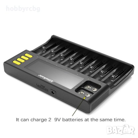 Liitokala Lii-S8 Професионално зарядно за 8 батерии, снимка 3 - Друга електроника - 43030795