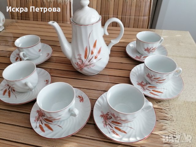 Сервиз за чай български и троен сет, снимка 1 - Сервизи - 37384132