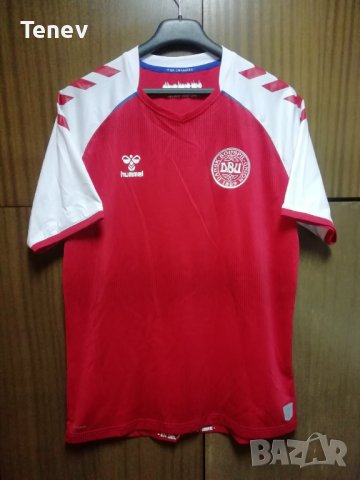 Denmark Hummel 2020 Дания оригинална тениска фланелка размер L/XL 