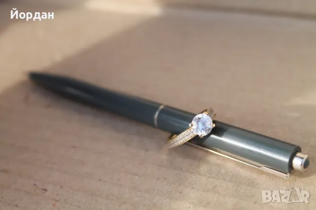 Златен дамски пръстен, снимка 5 - Пръстени - 49496798