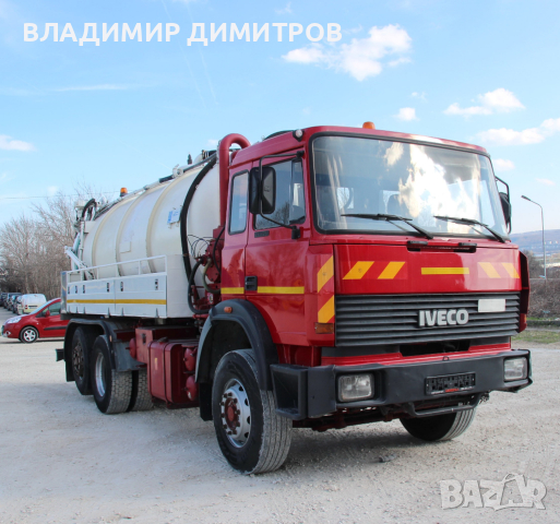 КАНАЛО ПОЧИСТВАЩА МАШИНА - ВОМА IVECO 190-26 6Х2  НОВ ВНОС , снимка 3 - Камиони - 44908614