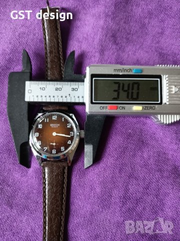 Много рядък Оригинал Часовник Швейцарски Incabloc Swiss Made Механичен , снимка 7 - Мъжки - 44062789