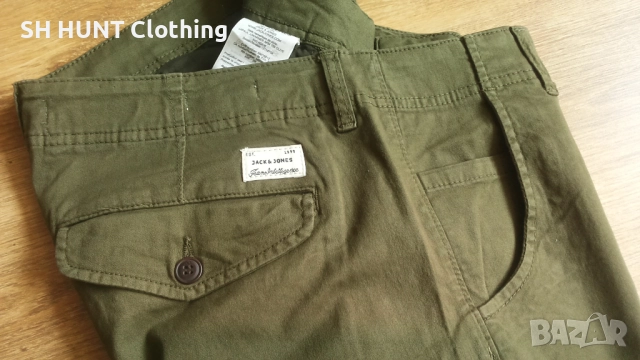 JACK & JONES STRETCH CARGO Trouser размер 32 / 34 изцяло еластичен карго панталон - 1580, снимка 4 - Панталони - 52597369