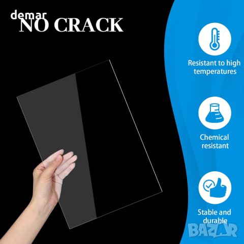 Прозрачни акрилни листове A4 - 4 части с дебелина 1 mm, 297 x 210 mm, снимка 2 - Други - 43990375