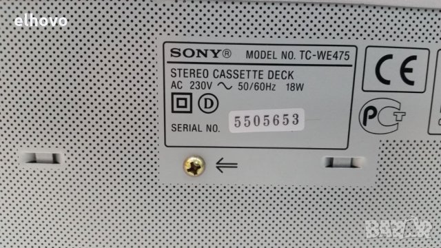 Дек Sony TC-WE475, снимка 9 - Декове - 27136830