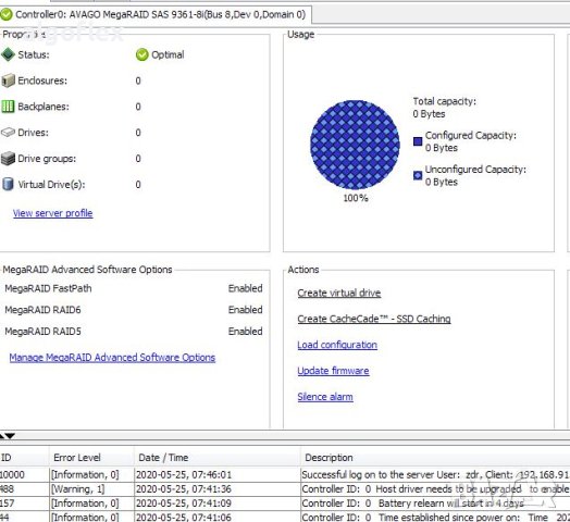 RAID контролер LSI SAS9361-8i 1GB 12Gb SAS2 SATA3 RAID,JBOD Dell MM445, снимка 4 - Други - 40258934