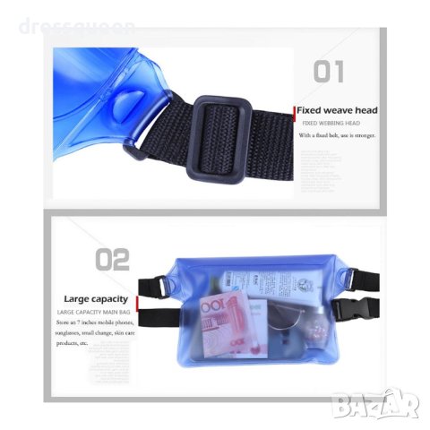 3864 Водоустойчива калъф чанта за телефони и документи, снимка 12 - Калъфи, кейсове - 43950191