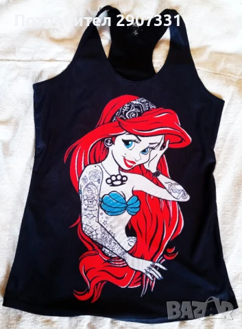 Потник с татуирана русалка. H & M, снимка 1