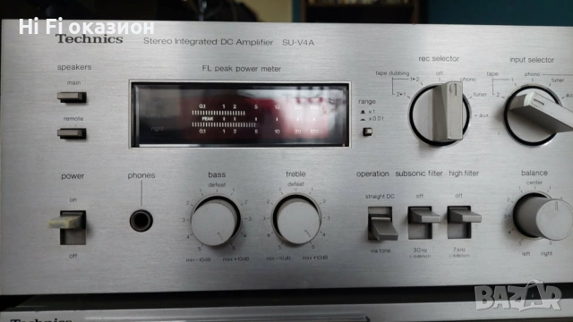 Set Усилвател Technics SU-V4A  NewClass A * ДекTechniks RS-M263 , снимка 4 - Ресийвъри, усилватели, смесителни пултове - 53504970