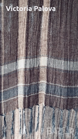 Голям шал RONLEY лен и вискоза Германия, снимка 3 - Шалове - 52967746