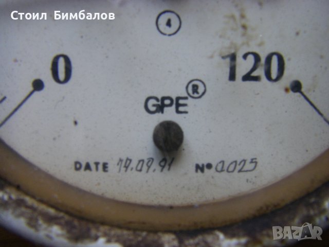 Немски промишлен термометър GPE , 0/+120 °C с диаметър ф 100мм., снимка 8 - Други машини и части - 42979279