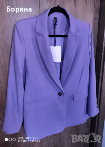 YAS нов с етикет наситено лилав блейзър размер М, снимка 8 - Сака - 47536423