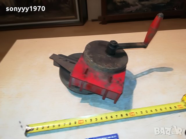 АНТИК-ръчен шмиргел 0107212014, снимка 4 - Антикварни и старинни предмети - 33393615