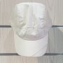Нова изчистена дишаща шапка с козирка в кремав цвят, шушляк