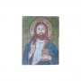 Икона на Иисус Христос - зелена - цветна - керамична - НОВА!!!, снимка 1 - Икони - 37901826