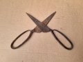 Голяма стара кована ножица, снимка 2
