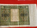 Райх банкнота 10 000 марки 1922г. Германия уникат за КОЛЕКЦИОНЕРИ 53246, снимка 7